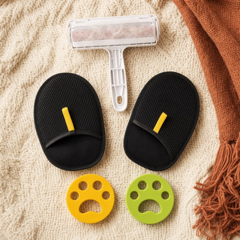 Kit Casa Sin Pelos FIRU: rodillo, guantes y removedores para lavadora